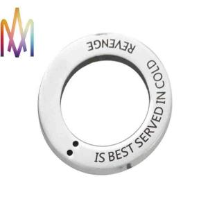 Wholesale 30mm Revenge Is Best Served In Cold Engraved Bracelet Charms from china suppliers
