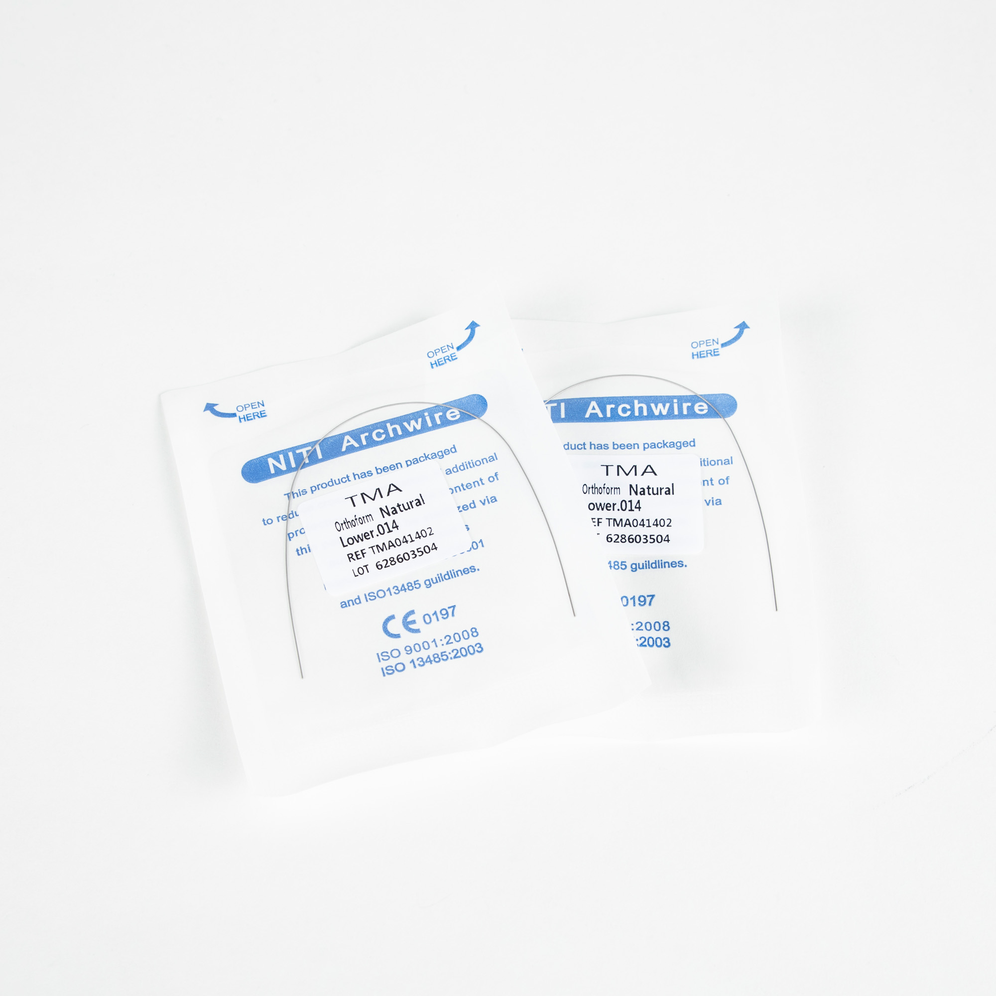Niti Round Natural Form TMA Orthodontic Arch Wire Super Elastic