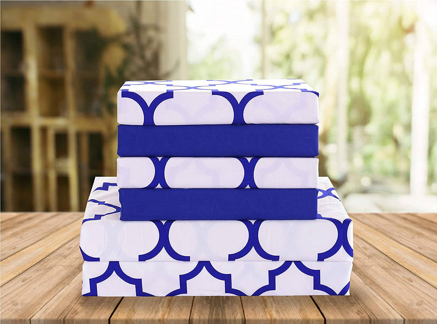 Personalized Luxury Customized Design 4-Piece Bed Sheet Set with 300 Thread Count