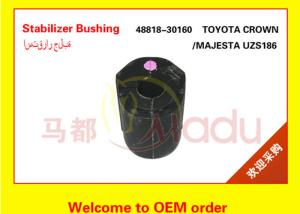Wholesale TOYOTA CROWN GRS182 black colour Rear stabilizer bushing OEM48818-30160 from china suppliers