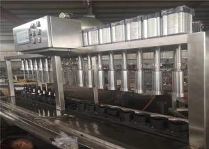 China PLC Control Semi Automatic Bottling Machine , 10-10 Commercial Bottle Filler on sale