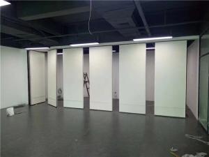 Wholesale Restaurant Folding Partition Walls , Multi Color Wooden Movable Panel Soundproof Room Dividers from china suppliers