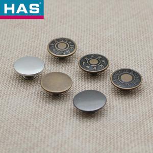 China 17mm Brass Snap Buttons Round Metal Rivet Buttons Customized on sale