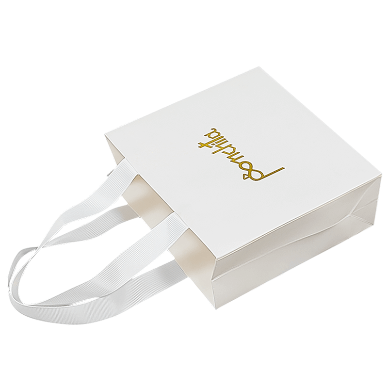 Custom Matte Laminated Retail Euro Tote Bag 250g 300g Paper Tote Bags With Handles