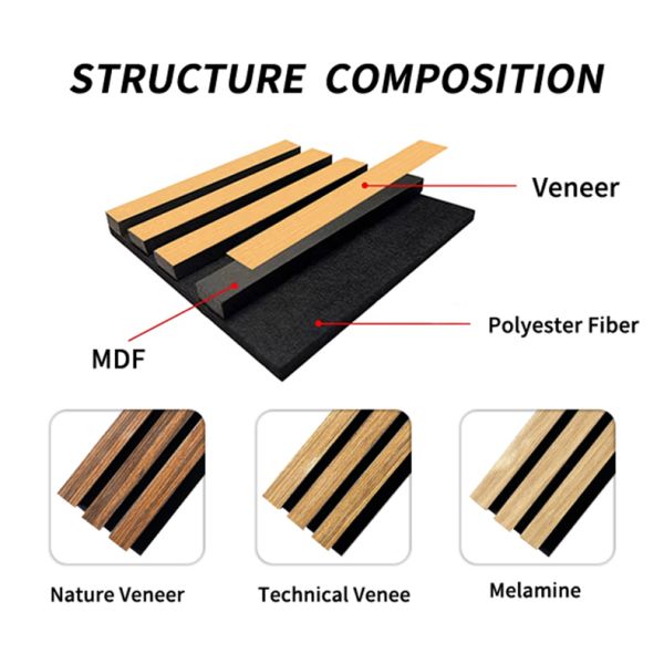 Black Acoustic Slat Wood Panel Akupanel Decorative Acoustic Ceiling Panels For Hall