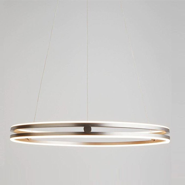 Decorative Indoor Lighting Hanging Light Nordic Double Ring Aluminum Luxury Chandeliers & Pendant Lights Modern