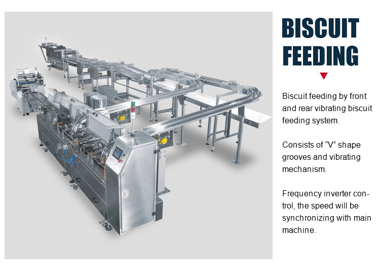 New Design Automatic Filling Biscuit Sandwiching Machine For Sale