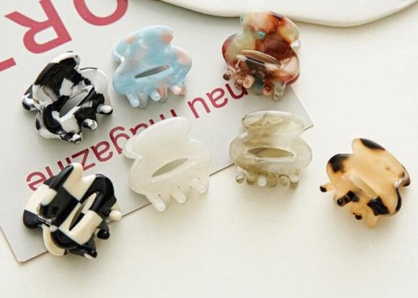 Acetic acid small hairpin side braid grab clip broken hair clip temperament clip
