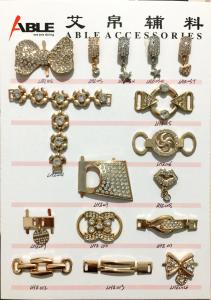 Wholesale Ribbon Slider Rhinestone Shoe Buckles For Wedding Invitation Card Hair Craft Accessories from china suppliers