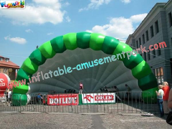 Durable Commercial Grade Inflatable Party Tent , PVC Tarpaulin Inflatable Stage