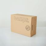 Wholesale custom corrugated paper shipping box tear strip packaging mailer box