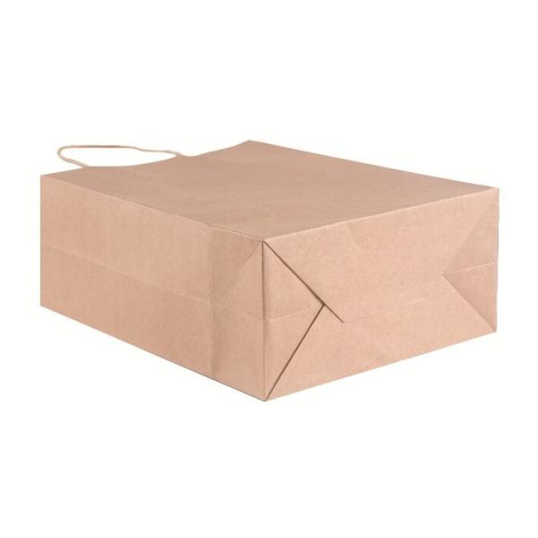 Patch Handle Recyclable Paper Bag Restaurant Takeout Food Delivery Paper Bag