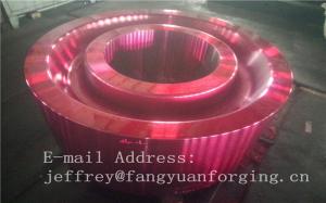Wholesale ASTM AISI DIN 36CrNiMo4 JIS SNCM439 Forged Gear Blank Internal Gear RIng Blanks Alloy Steel from china suppliers