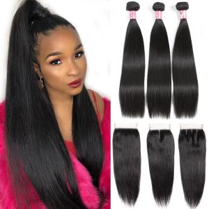 Wholesale 8A Grade 100 Unprocessed Malaysian Straight Hair Bundles For Ladys from china suppliers