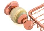 Bathroom Accessories Wall Mounted Soap Dish Brass Rose Gold Plating