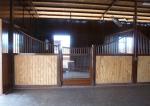 Customised Front Panel Wooden Horse Stable Wood Material Longlife Time