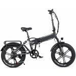 Folding Fat Tire Electric Bike 750 Watt , 30kmh Foldable E Bike 5grade System