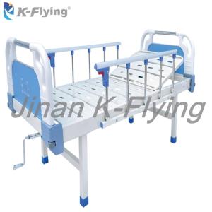 Wholesale ABS Steel 1 Crank Foldable Hospital Ward Manual Nursing Bed from china suppliers