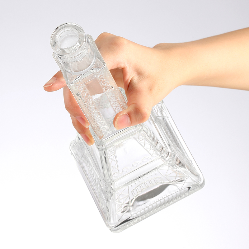 500ml 750ml Red Wine Bottle Special-Shaped Glass Fruit Juice Wine Beverage Bottles