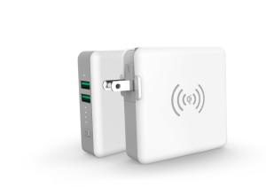 Wholesale Lithium Battery 5200mAh QC3.0 Wireless Qi Phone Charger from china suppliers