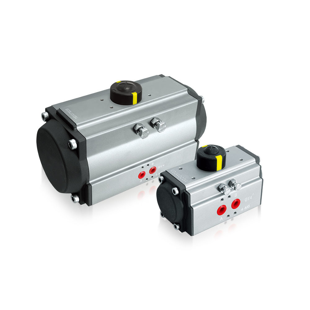 rack and pinion aluminum alloy pneumatic actuator control valves