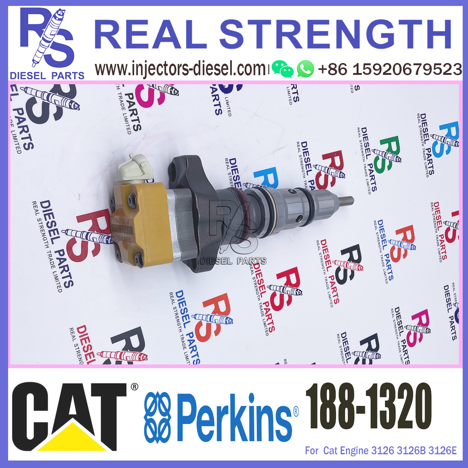 diesel fuel injector 178-6342, 177-4752,188-1320,196-4229 fuel injector for 3126 3126B C7