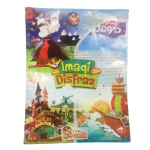 Wholesale Free Samples Clear Window Heat Press Flap Plastic Bag for Toy Bag for Safe Children Products Custom Cartoon Printing from china suppliers