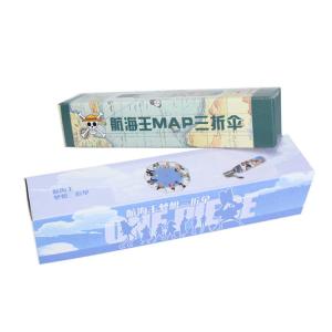 Wholesale Cartoon Recycled Kraft 1 Piece Gift Boxes For Umbrella Glossy / Matte Lamination from china suppliers
