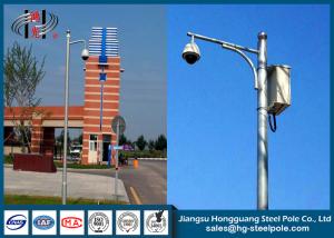 Wholesale Q235 CCTV Camera Pole With Hot Dip Galvanized / Powder Coated / Painting Craft from china suppliers
