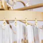 Warm White Crystal Modern Pendant Light Hanging Kitchen Lights 110V-240V
