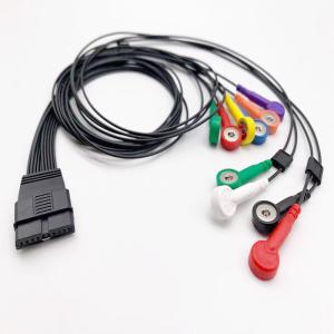 Wholesale 10 lead snap schiller ecg holter cable for MS-12 from china suppliers
