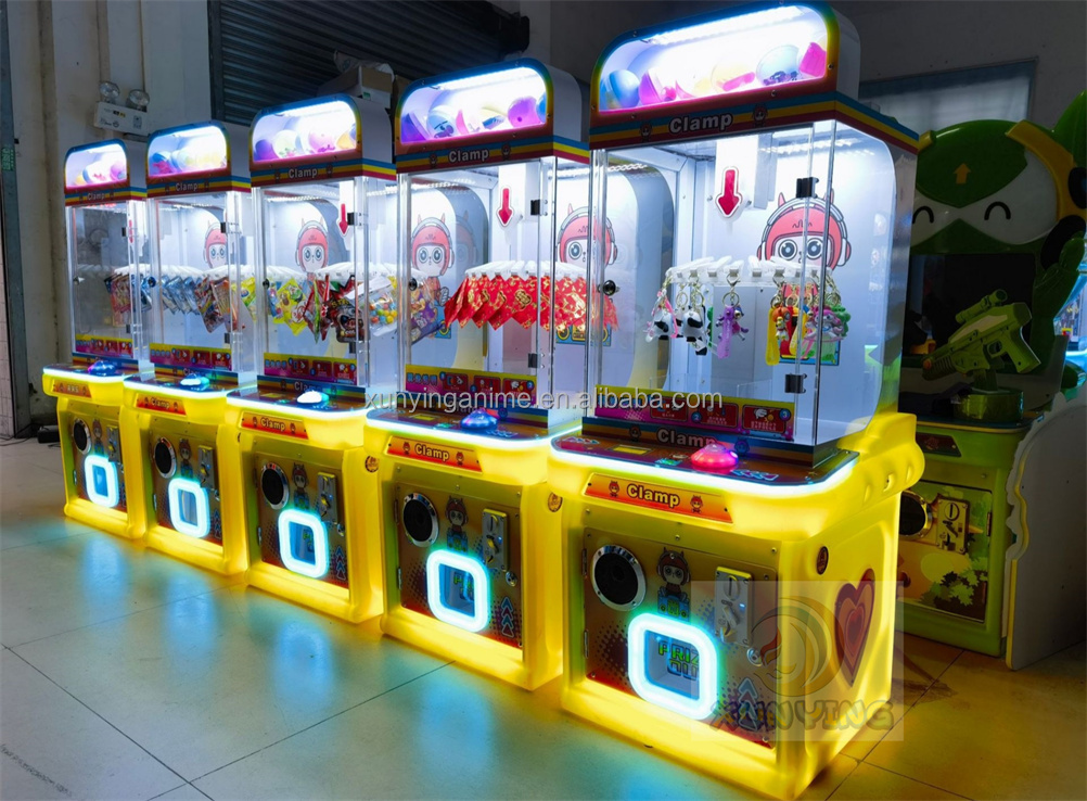 Prize Cube Claw Machine Clamp Vending Game Mini Grabber ODM