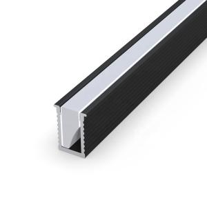 Wholesale Square Recessed LED Profiles , LED Strip Aluminum Channel 6063 Alloy Material from china suppliers