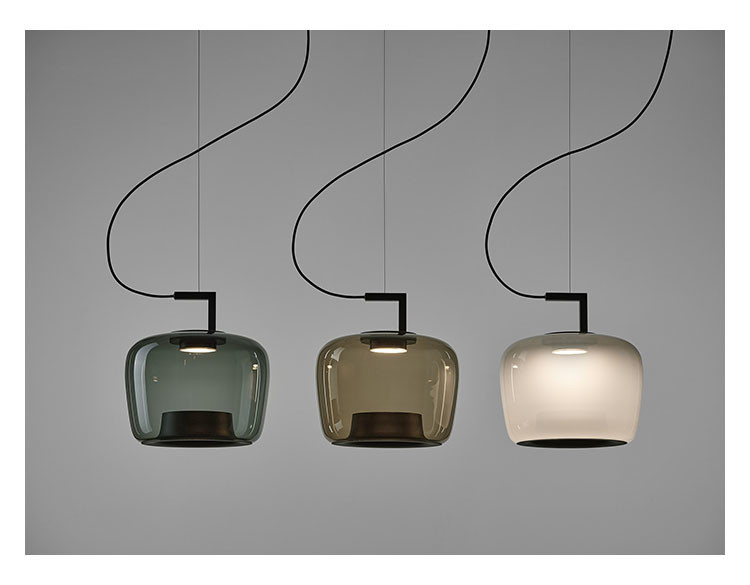 Nordic Pendant lights brown and dark green lamp for dining room bedroom Brokis Double Pendant Lamp(WH-GP-159)