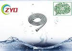 Double Buckle Pull Out Chrome Shower Hose , Kitchen Flexible Hand Shower Hose