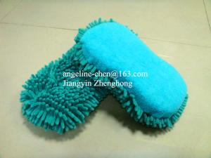 Wholesale microfiber chenille car cleaning, house cleaning sponge applicator pad from china suppliers