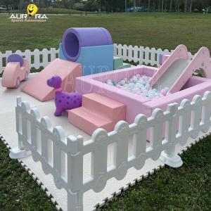Wholesale Inflatable Kids Soft Play Equipment Pink Blue Purple Toddler Soft Play Party Packages from china suppliers