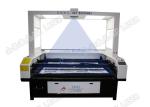 Double Heads Fabric Laser Cutting Machine , 100W / 150W Vision Laser Cutting