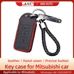 Wholesale Anti Scratch Leather Car Key Case , Mitsubishi OEM Leather Car Key Holder from china suppliers