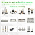Gas Nitriding Orvar Supreme Plastic Mould Parts Core Inserts Plastic Molded