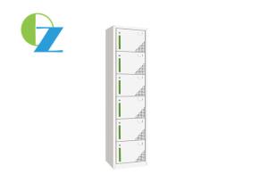 Wholesale 6 Door Vertical Steel Office Lockers Wardrobe for Gym / Hospital / School from china suppliers