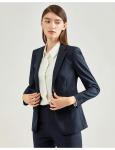 Professional Slim Fit Ladies Blazers Office Wearing Suit with Windproof Fabric