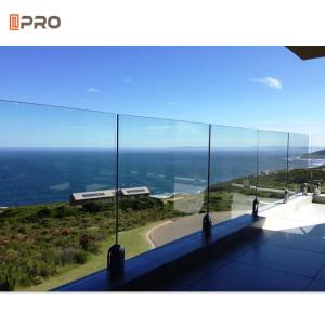 Wholesale Decorative Garden Fencing Aluminum Balustrade U Channel Glass Railing System Glass Handrail Balcony from china suppliers