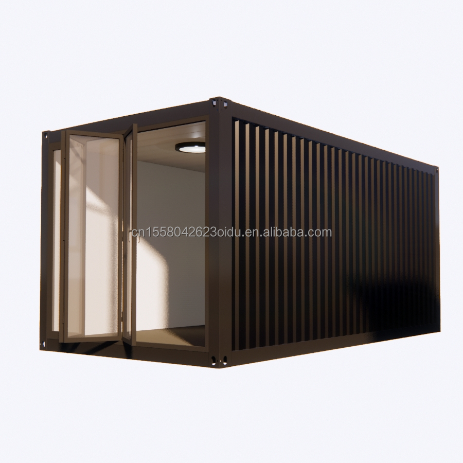 Outdoor Wooden Mobile Living Container House Expandable Prefabricated House in Steel Sandwich Panel for EU 20FT 40FT