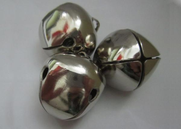 Holiday decorations silver cross jingle bell Holiday decorations silver cross