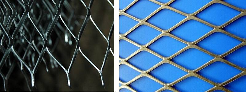 Aluminum / stainless steel expanded plate mesh