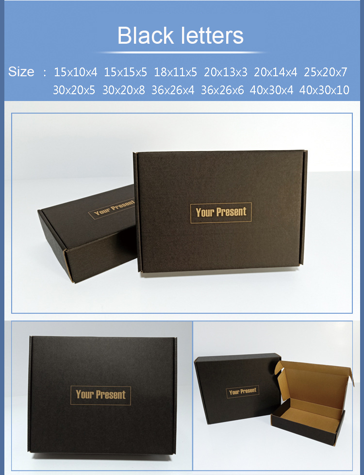 Corrugated Paper Custom Cardboard Mailers For Clothes Shoes Packaging
