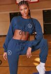 Long Sleeve Sportswear Tracksuits Women Fitness Casual Loose Fitting Tracksuits