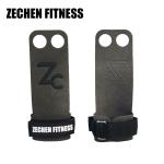 2.25Mm 2 Hole CrossFit Hand Grips Support Grey Microfiber Leather Pull Up