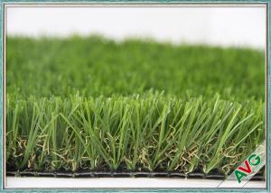 Wholesale High Wear Resistance Outdoor Artificial Grass Field Green / Apple Green Color from china suppliers